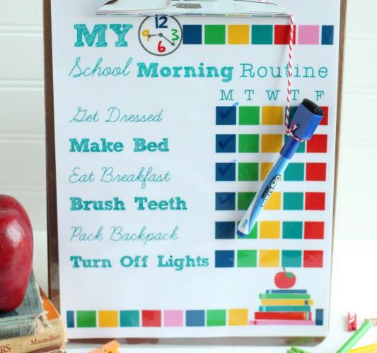 My school morning routine