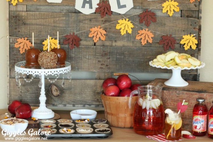 Caramel apple station