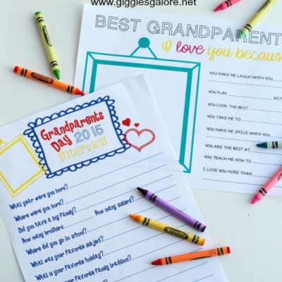 Grandparents’ Day Interview Free Printable
