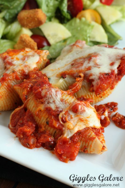 Spinach and Cheese Stuffed Pasta Shells_GG
