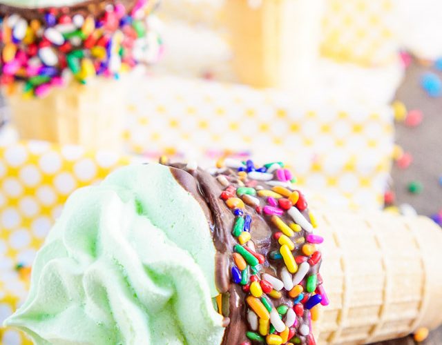 Easy meringue ice cream cones recipe 5