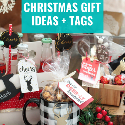 Easy DIY Christmas Gifts with Printable Tags