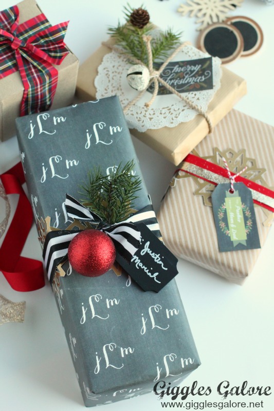 Monogrammed Wrapping Paper