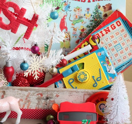 Retro christmas toy decor gg