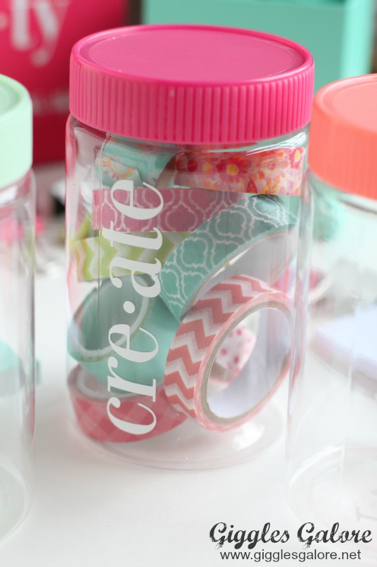 Create Jar with Washi Tape