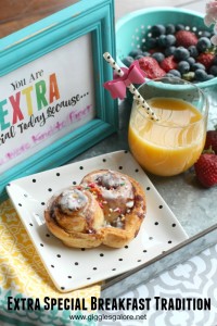 Extra special breakfast tradition