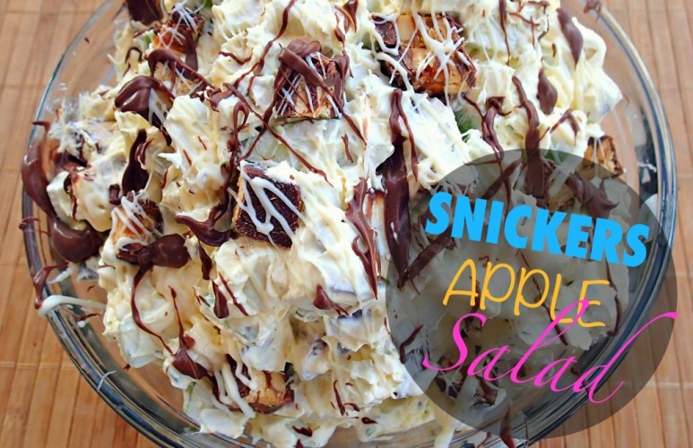 Football Game Day Foods Snickers Apple Salad