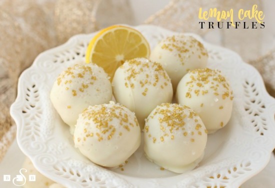 Lemon Cake Truffles, 25 Easter Dessert Ideas 