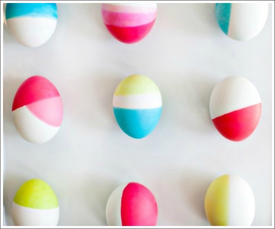 Neon Dip Dyed Eggs, Easter Egg Decorating Ideas