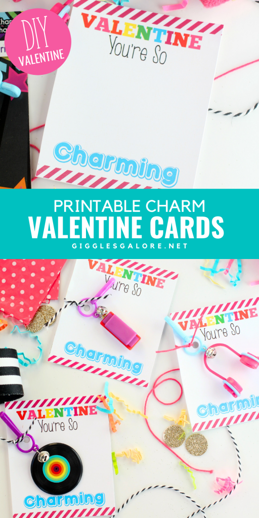 Printable Charm Valentine Cards