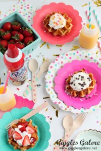 Waffle bar brunch reddi whip