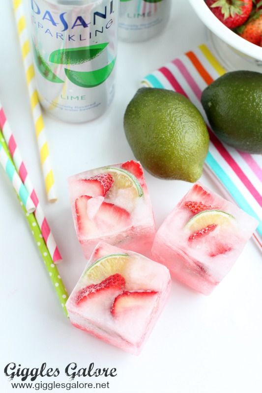 Fruit Infused Ice Cubes