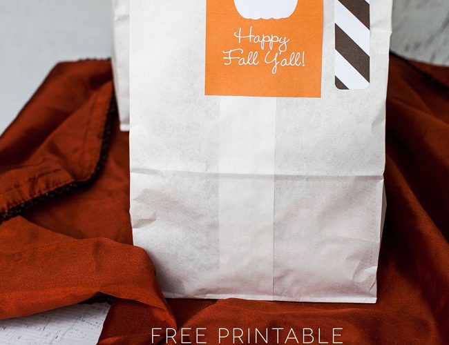 Fall pumpkin favor tag 3