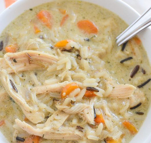 Chicken and wild rice soup