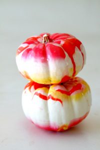 Marbled tie dye pupmkins