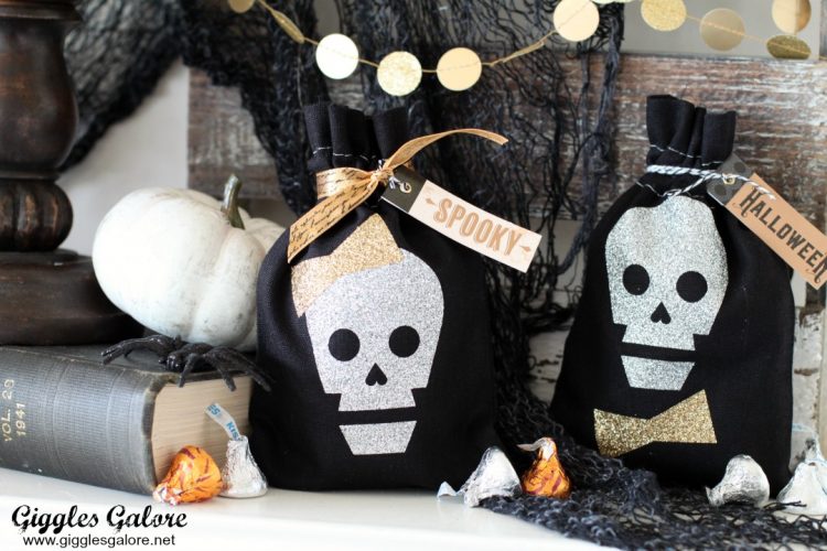 Spooky halloween treat bags cricut explore 2 giveaway