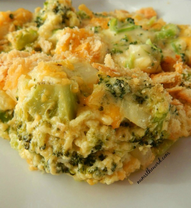 Cheesy Broccoli Casserole, Thanksgiving Side Dishes your Guests will LOVE via Giggles Galore