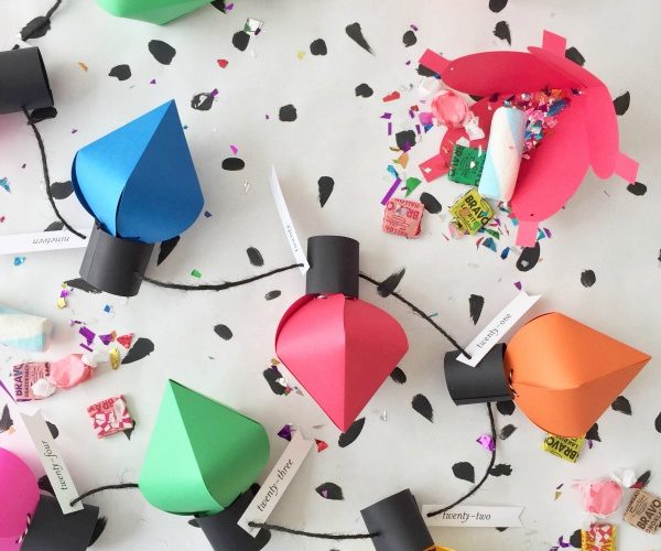 Diy christmas bulb advent calendar
