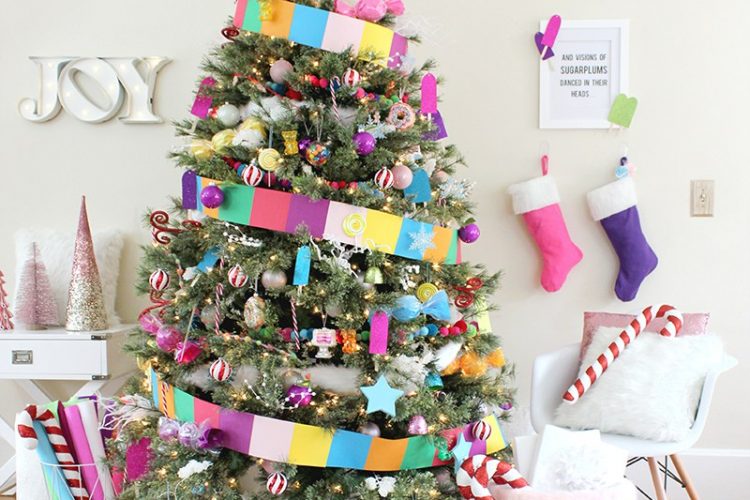Candy land themed christmas tree with gummy bear topper christmas 5