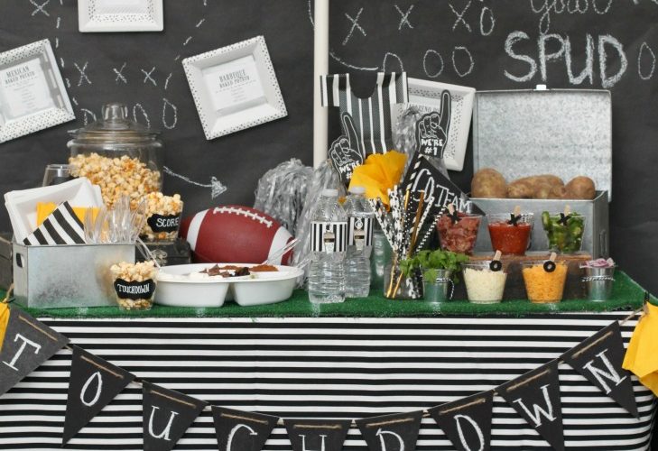 Super bowl baked potato bar style your spud gg