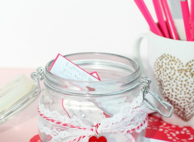 Valentines day i love you because jar giggles galore