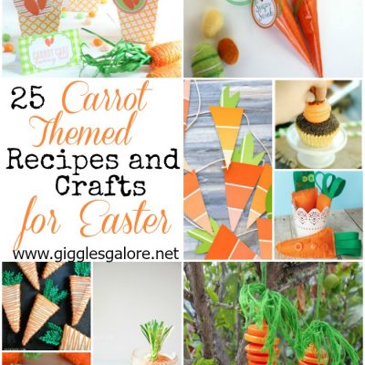 25 Carrot Themed Recipes and Crafts for Easter