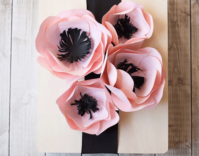 Paper flower tutorial