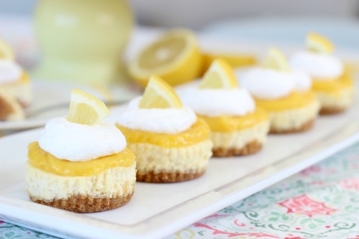 Ccmini lemon cheesecakes with nilla wafer crust9