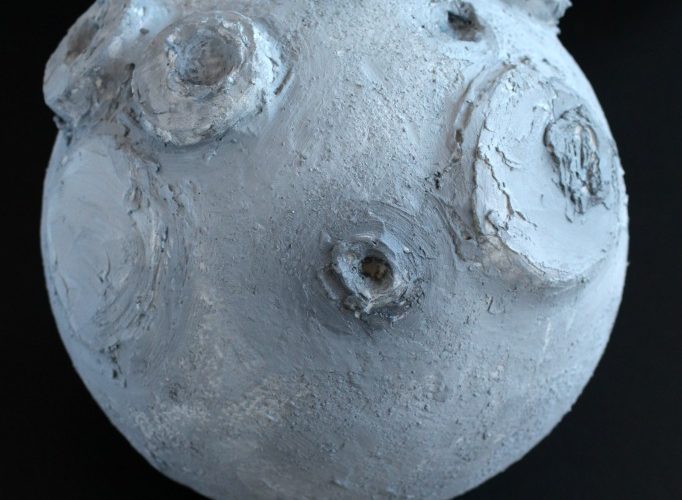 Foam ball model moon project