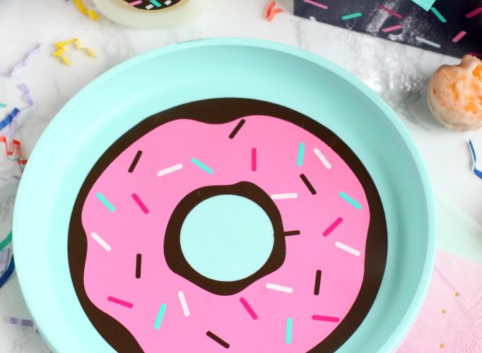 Diy donut breakfast plate