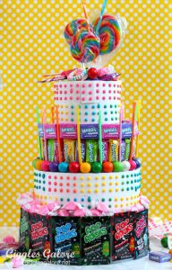 No bake candy cake