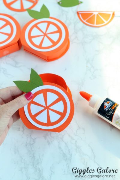 Citrus Orange Favor Boxes - Giggles Galore