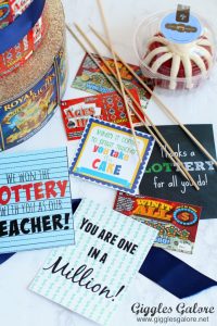 How to Make a Lottery Ticket Cake | Teacher Appreciation Gift Ideas