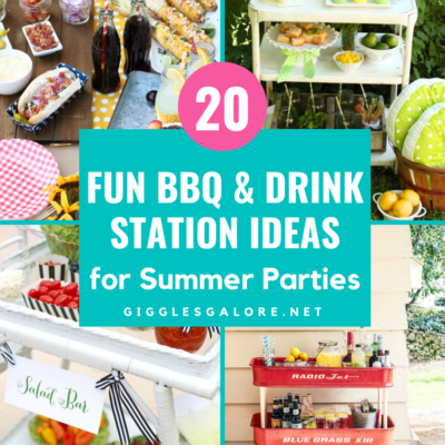 20 Fun Summer BBQ Food & Drink Stations