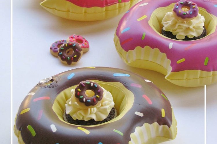 Donut cupcake toppers