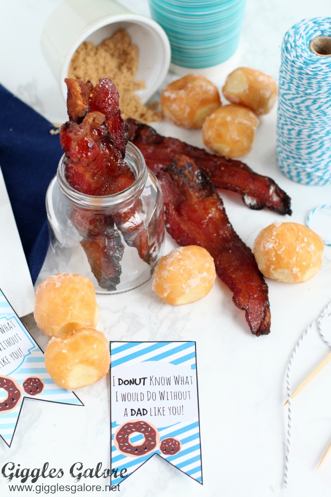 Fathers day donut kabobs