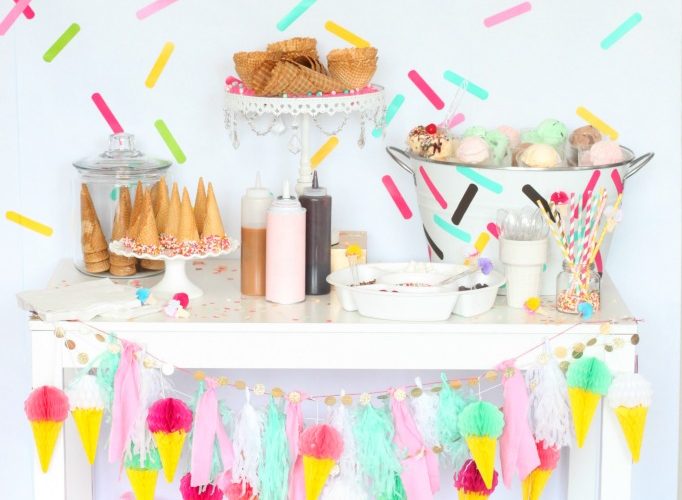 Simple summer ice cream social