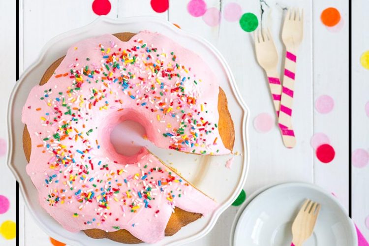 Hero lulu pink donut bundt cake hero