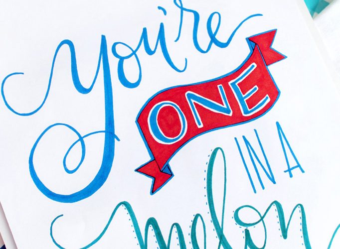 Youre one in a melon art print4