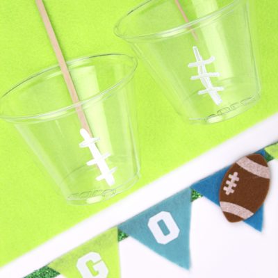 Football Flag Stirrers and Cups