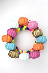 Pumpkin wreath 13