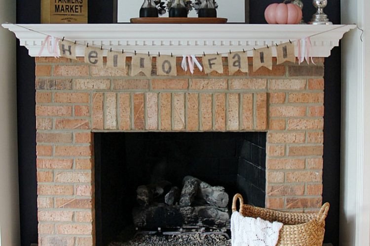 No sew burlap banner
