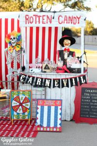 Carnevil rotten candy stand