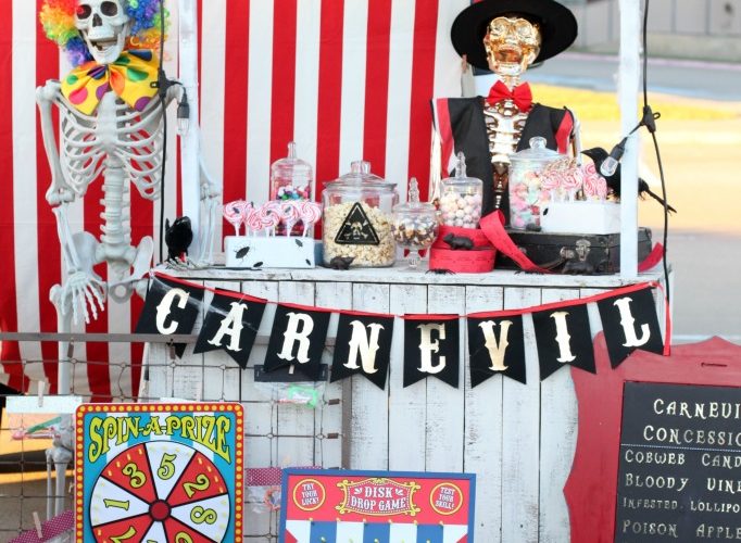 Carnevil rotten candy stand