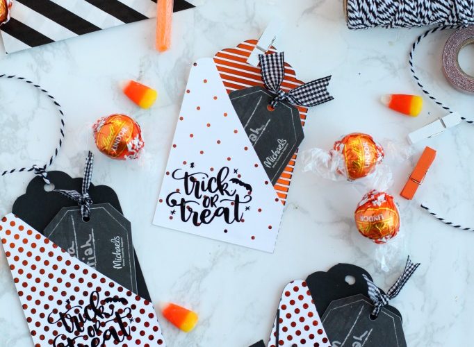Halloween gift card tags