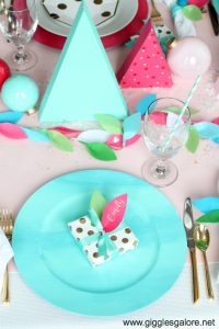 Merry and bright holiday table setting