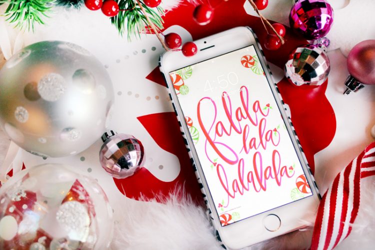 Fa la la la la cell phone bkgrnd6 1