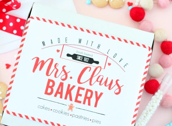 Mrs claus bakery kit printable