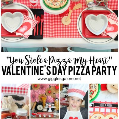 “You Stole a Pizza My Heart” Valentine’s Day Pizza Party