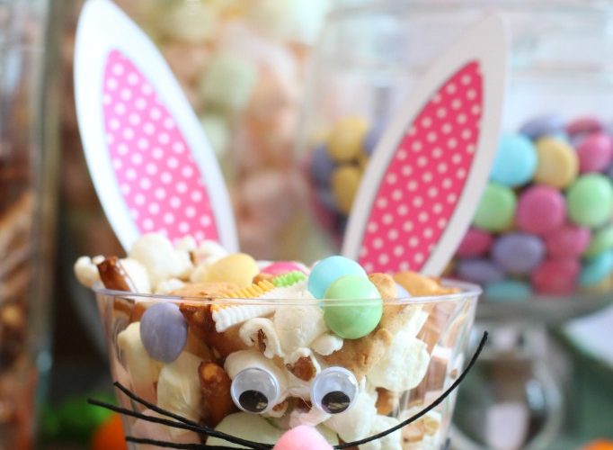 Diy easter bunny cups